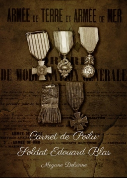 Couverture de Carnet de Poilu: Soldat Edouard Blas par Megane Delsinne
