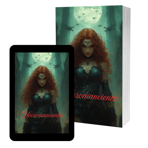 Couverture de N&eacute;cromancienne par Sylvia Maccari